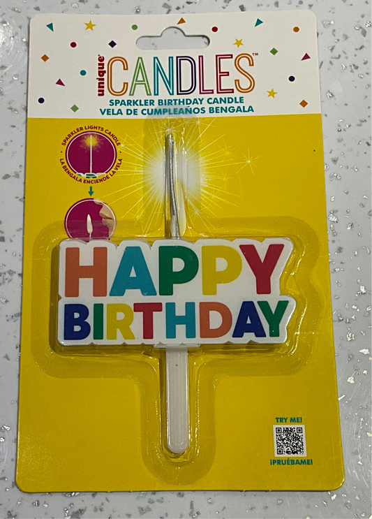BIRTHDAY CANDLE SPARKLER