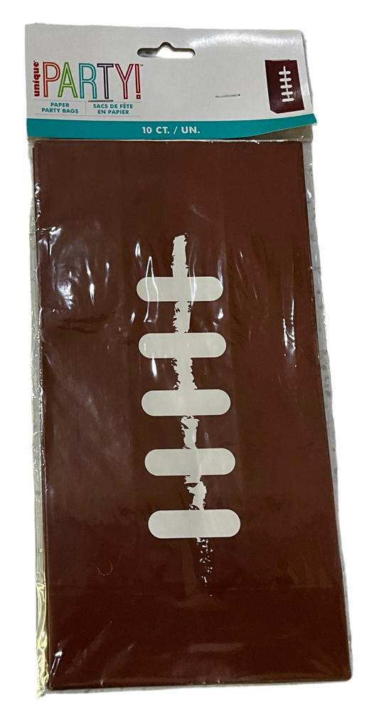 FOOTBALL PAPER PARTY BAGS
