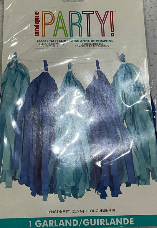 Tassel Garland azul