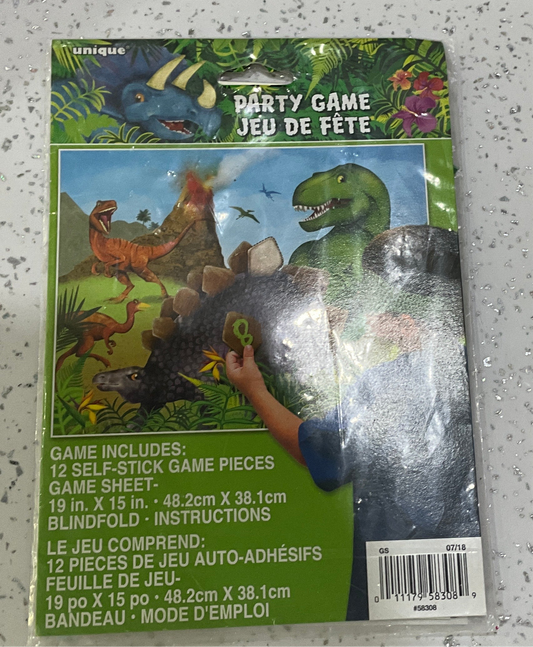 Party game dinosaurios