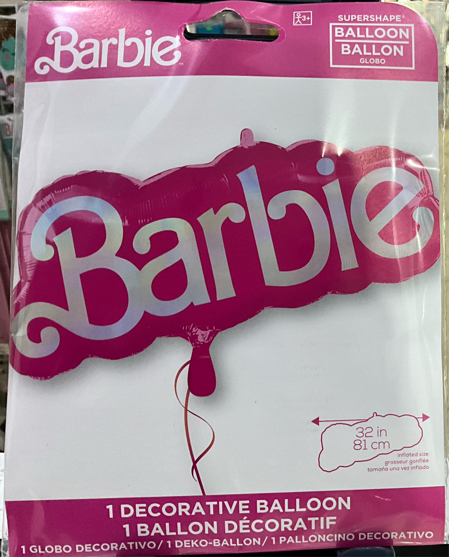 BARBIE BALLOON SUPERSHAPE