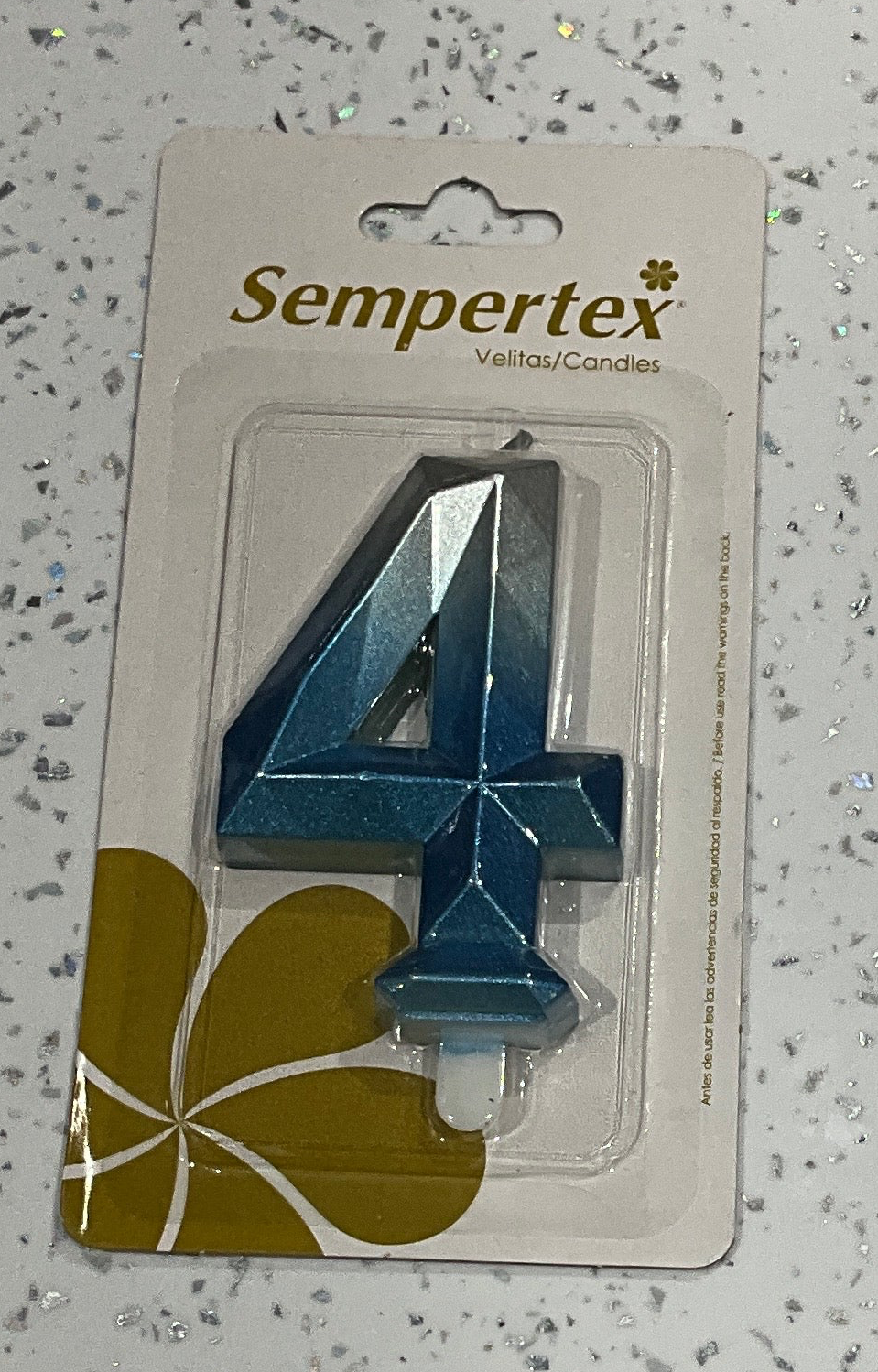 Sempertex CANDLES #4 silver-blue