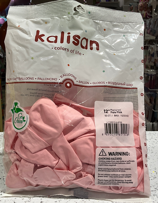 KALISAN 12”MACARON PALE PINK