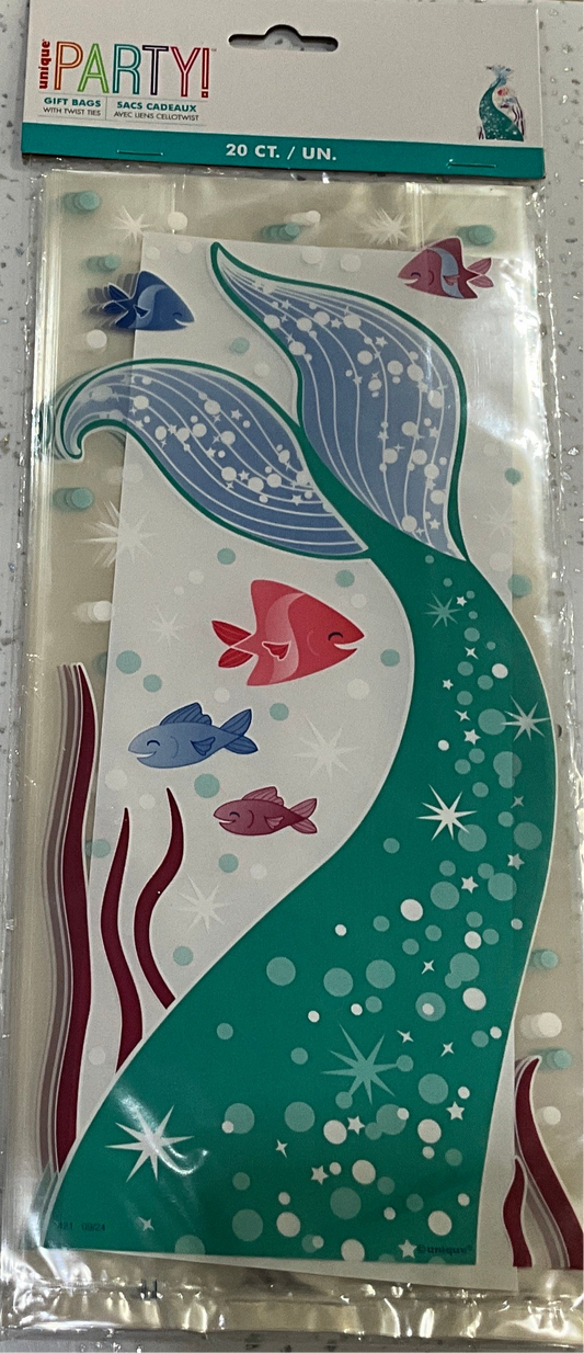 Bolsitas clear de sirena