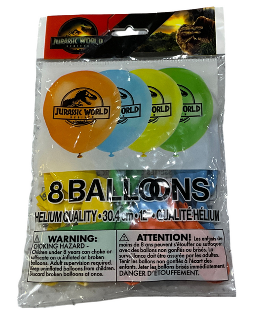 JURASSIC WORLD 12” LATEX BALLO