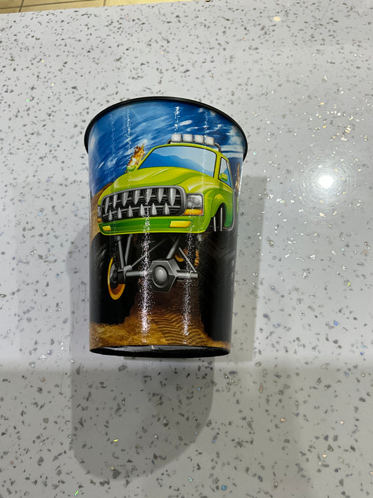 PLASTIC CUPS MONSTER TRUCK