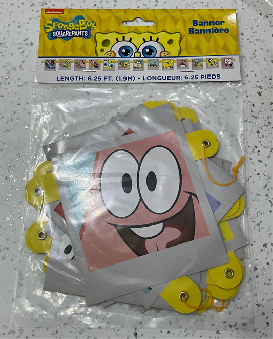 SPONGEBOB JOINTED BANNER