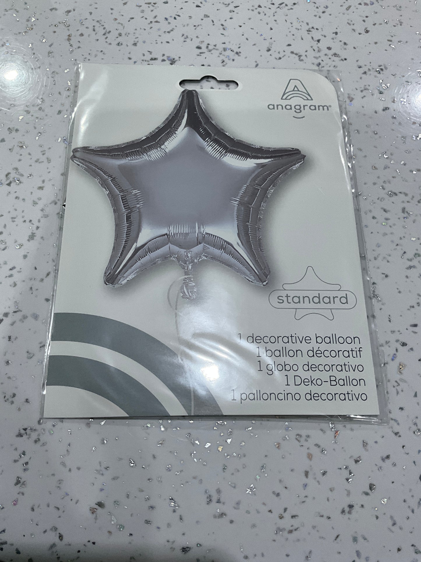 Estrella Mylar 18 Plata