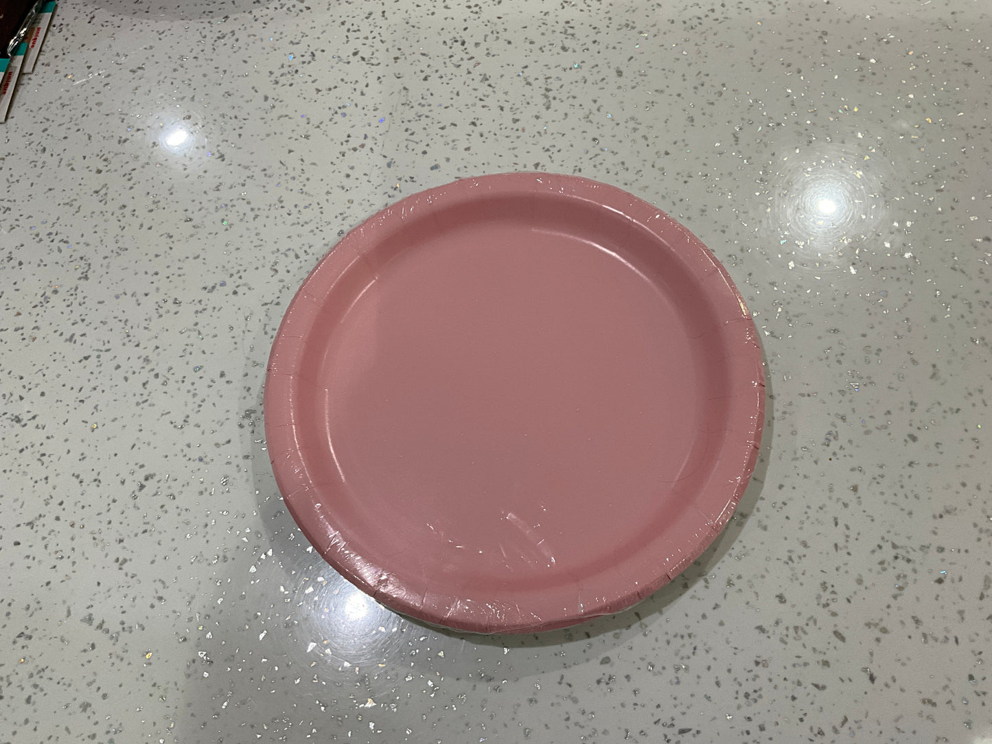 PLATES LOVELY PINK JOLI ROSE 8CT