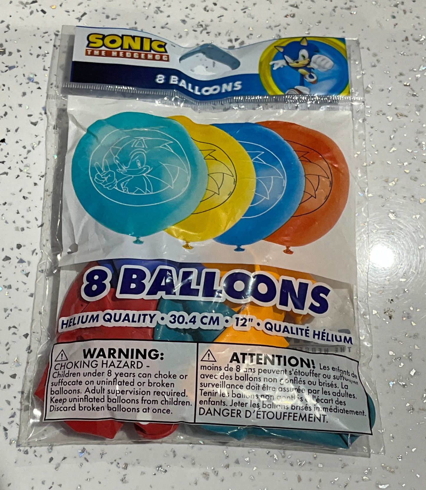 SONIC LATEX BALLOONS