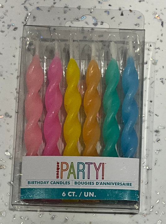 BIRTHDAY CANDLE multicolor