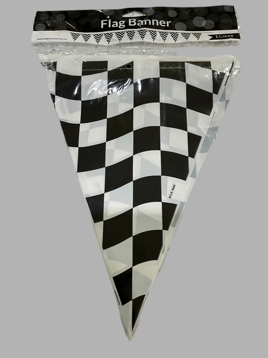 FLAG BANNER 1CT CHECKERS