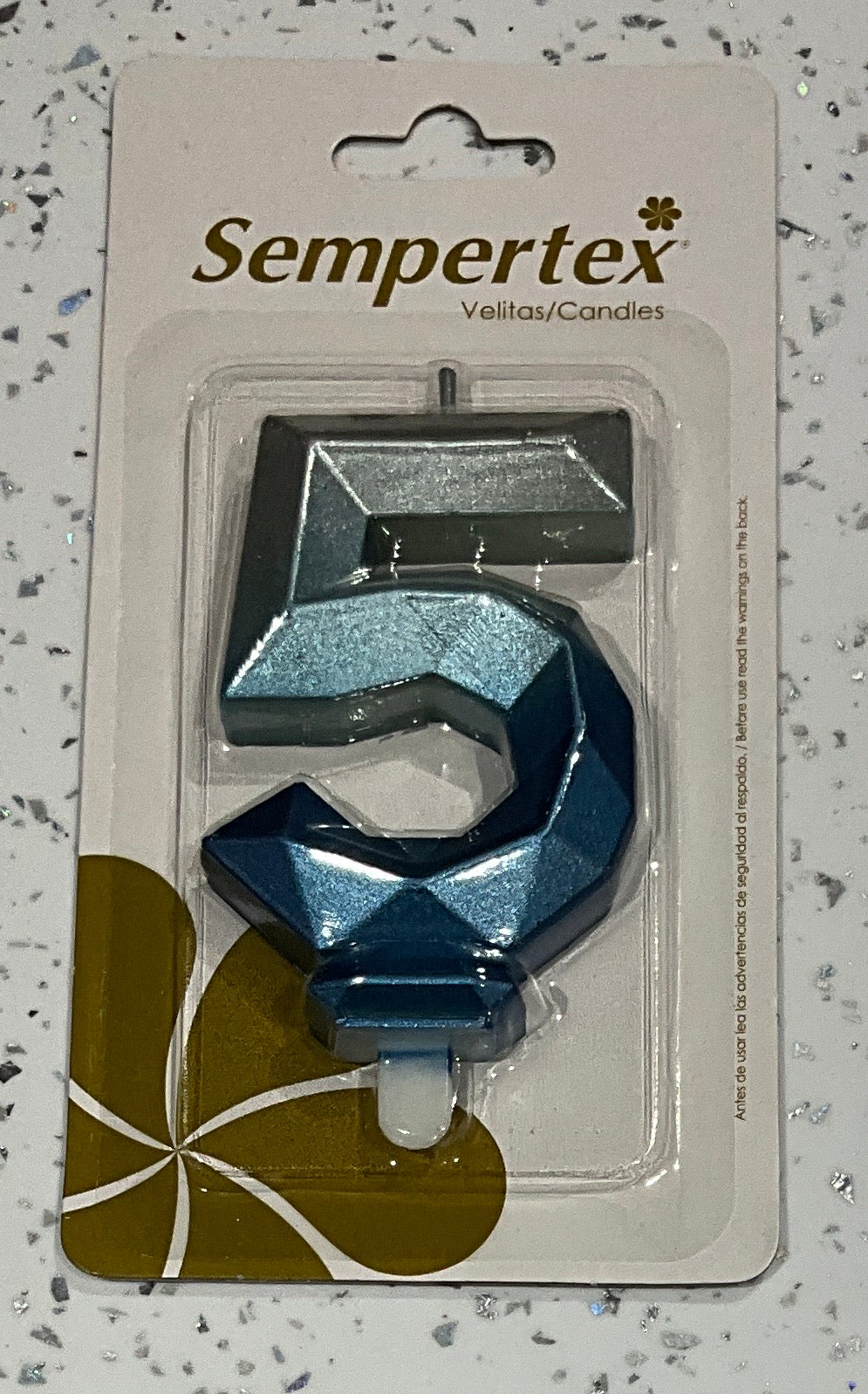 Sempertex CANDLES #5 silver-blue