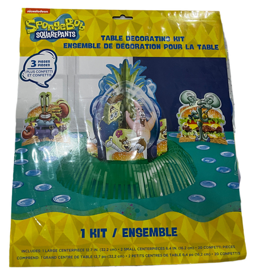 SPONGEBOB TABLE DECO KIT