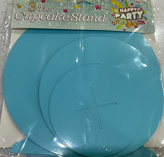 Cupcake stand azul claro