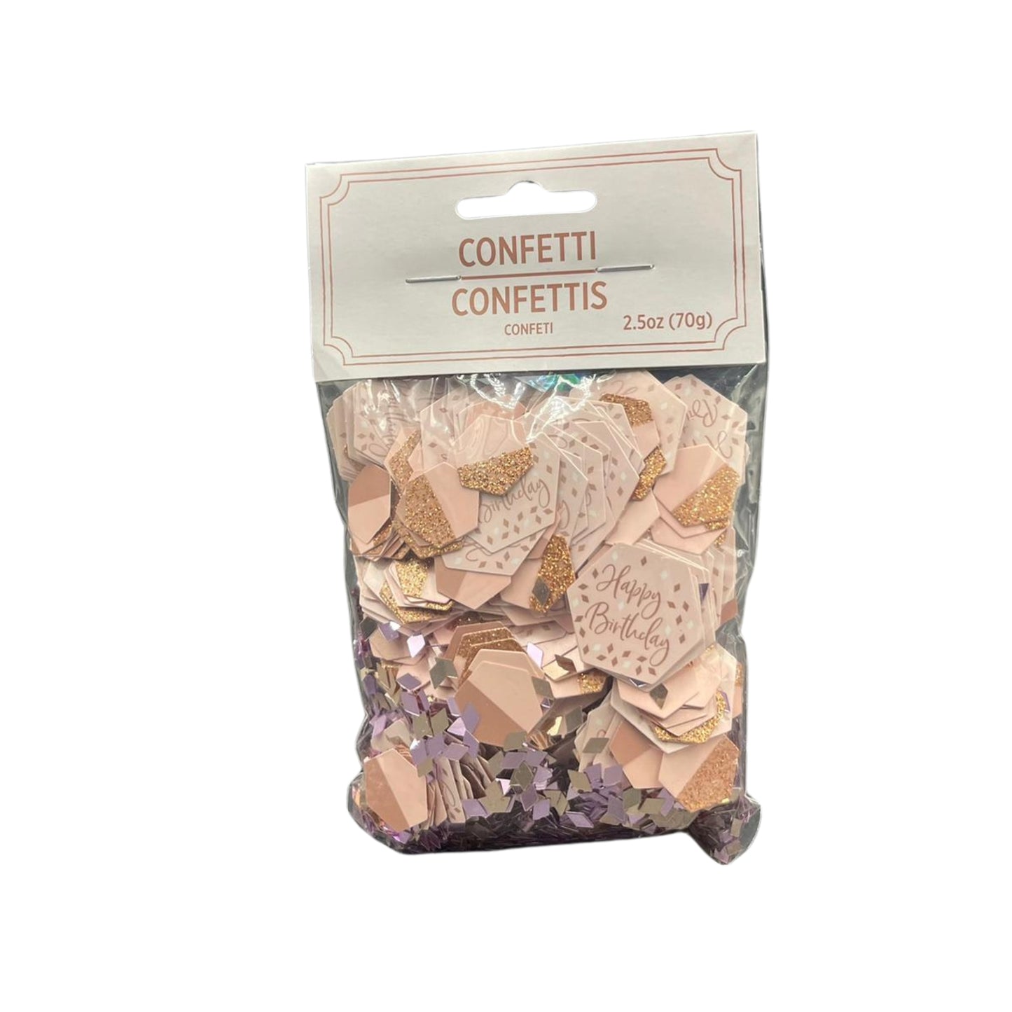 Blush Birthday Confetti, 2.5 oz