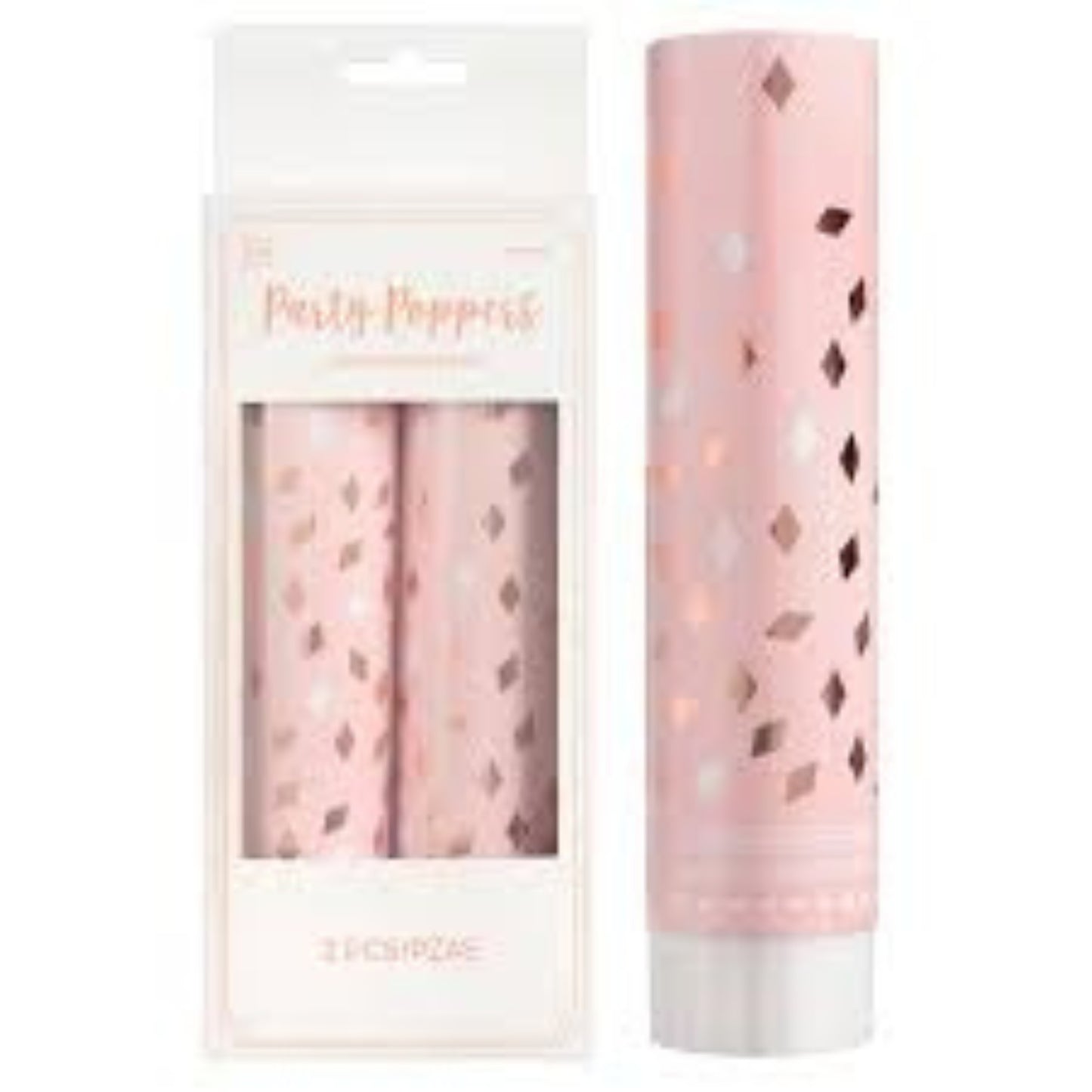 Poppers de Confeti de Blush Birthday, 2 Piezas