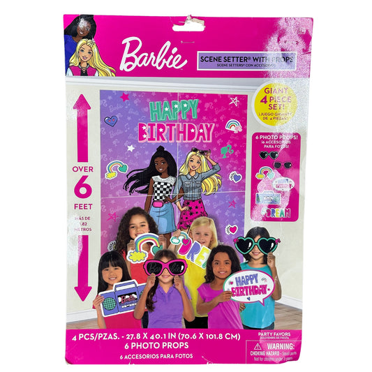 Barbie Dream Scene Set, 10 Pieces, 70cm x 102cm