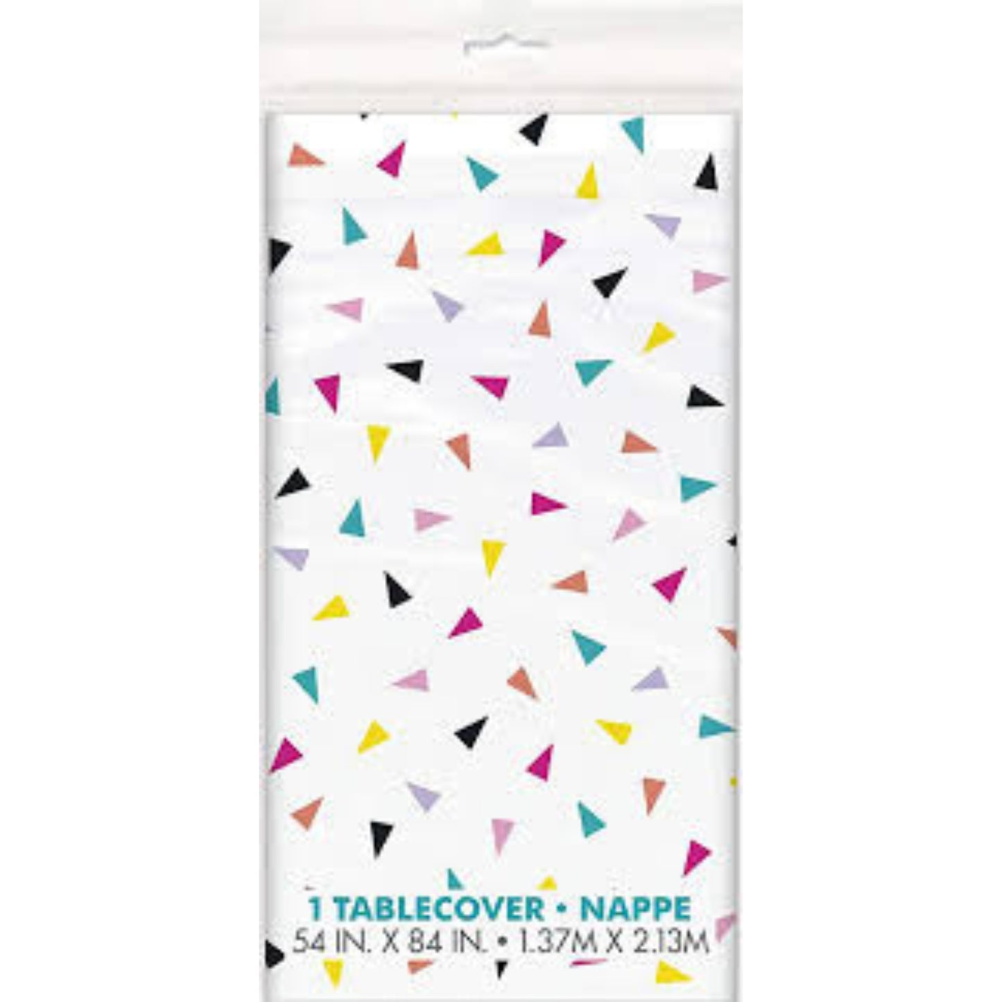 Bright Triangle Tablecloth, 1 Piece, 54 in x 84 in