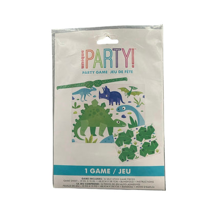 Dinosaur Party Game, 16 Pieces, 19 in x 15 in