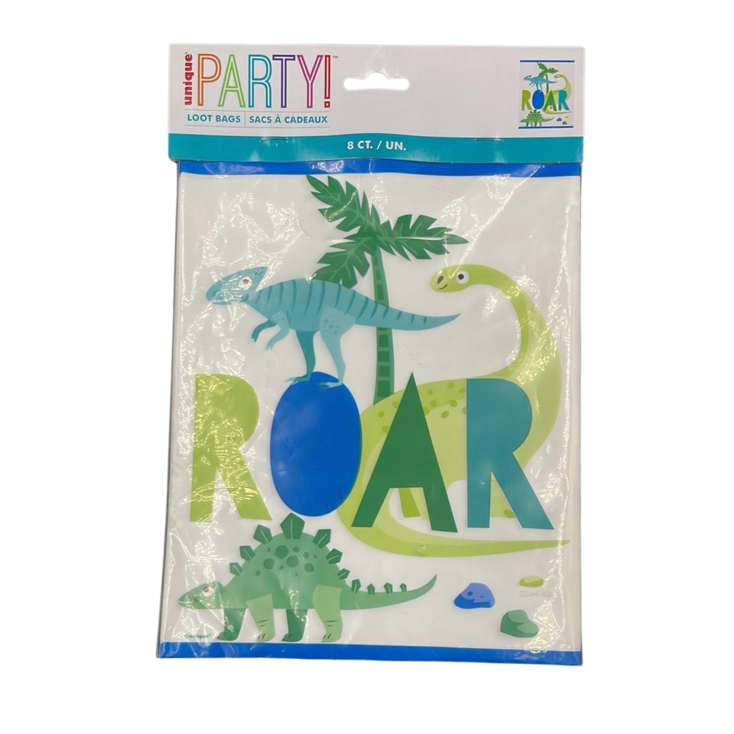 Dinosaur Surprise Bags, 8 Pieces