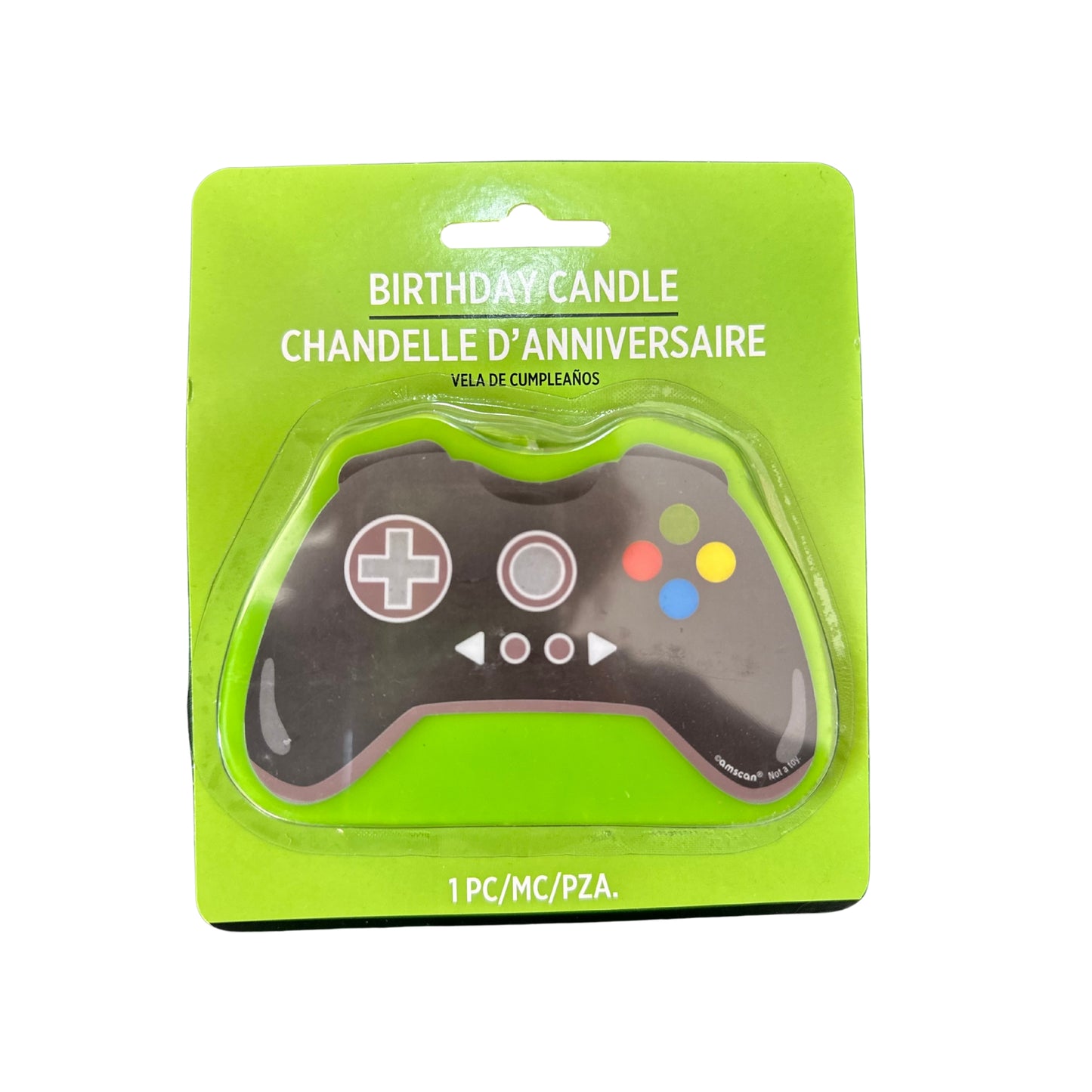 Video Game Control Shaped Candle, 1 Piece