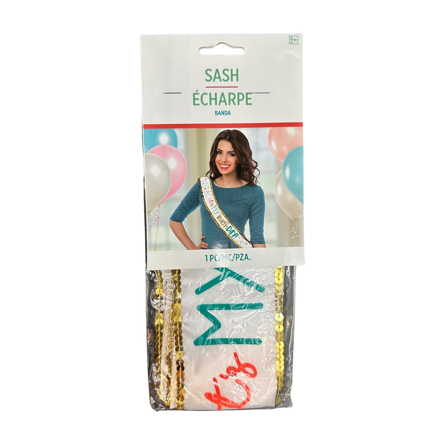 Happy Cake Sash, 1 Piece