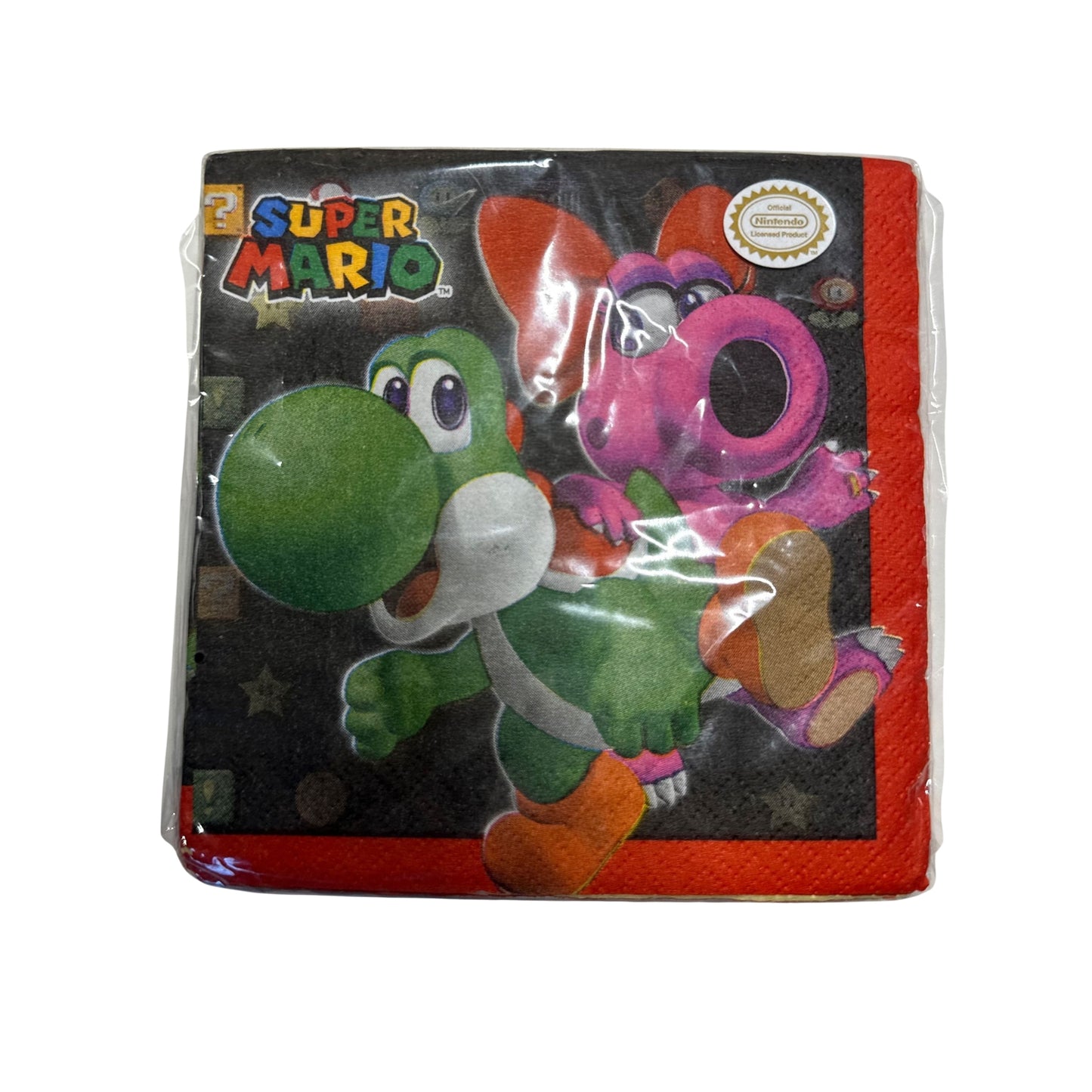 Mario Bros Napkins, 16 Pieces