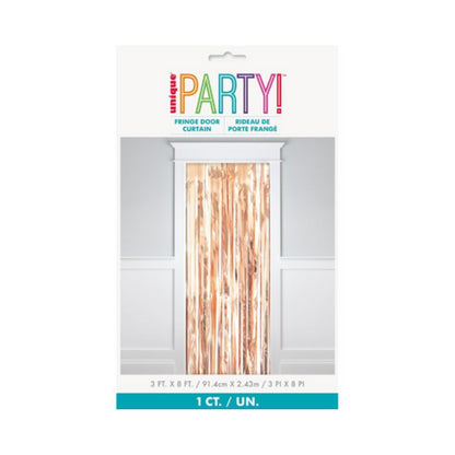 Door Curtain in Rose Gold