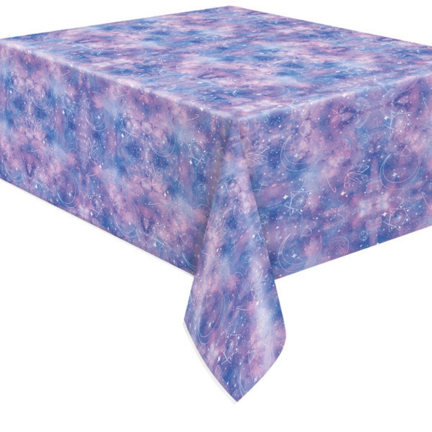 Purple Galaxy Tablecloth, 1 Piece, 54 in x 84 in