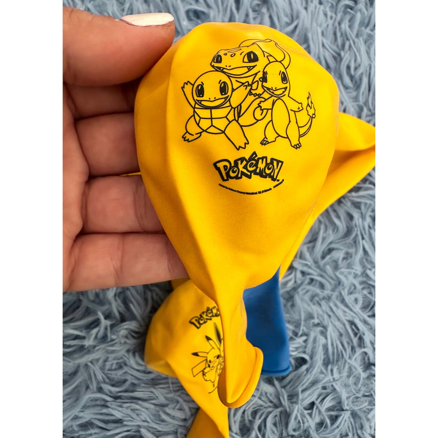 Pokémon Latex Balloons, 6 Pieces, 12 in