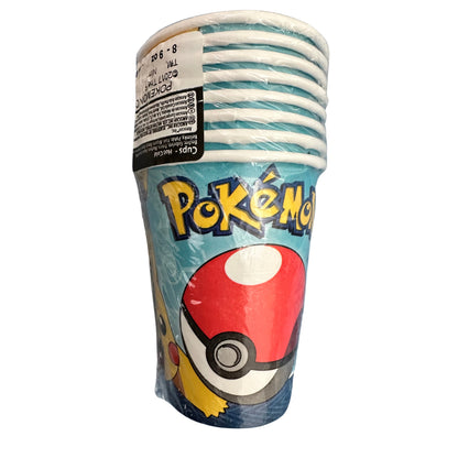 Vasos de Pokémon, 8 Piezas, 9 oz