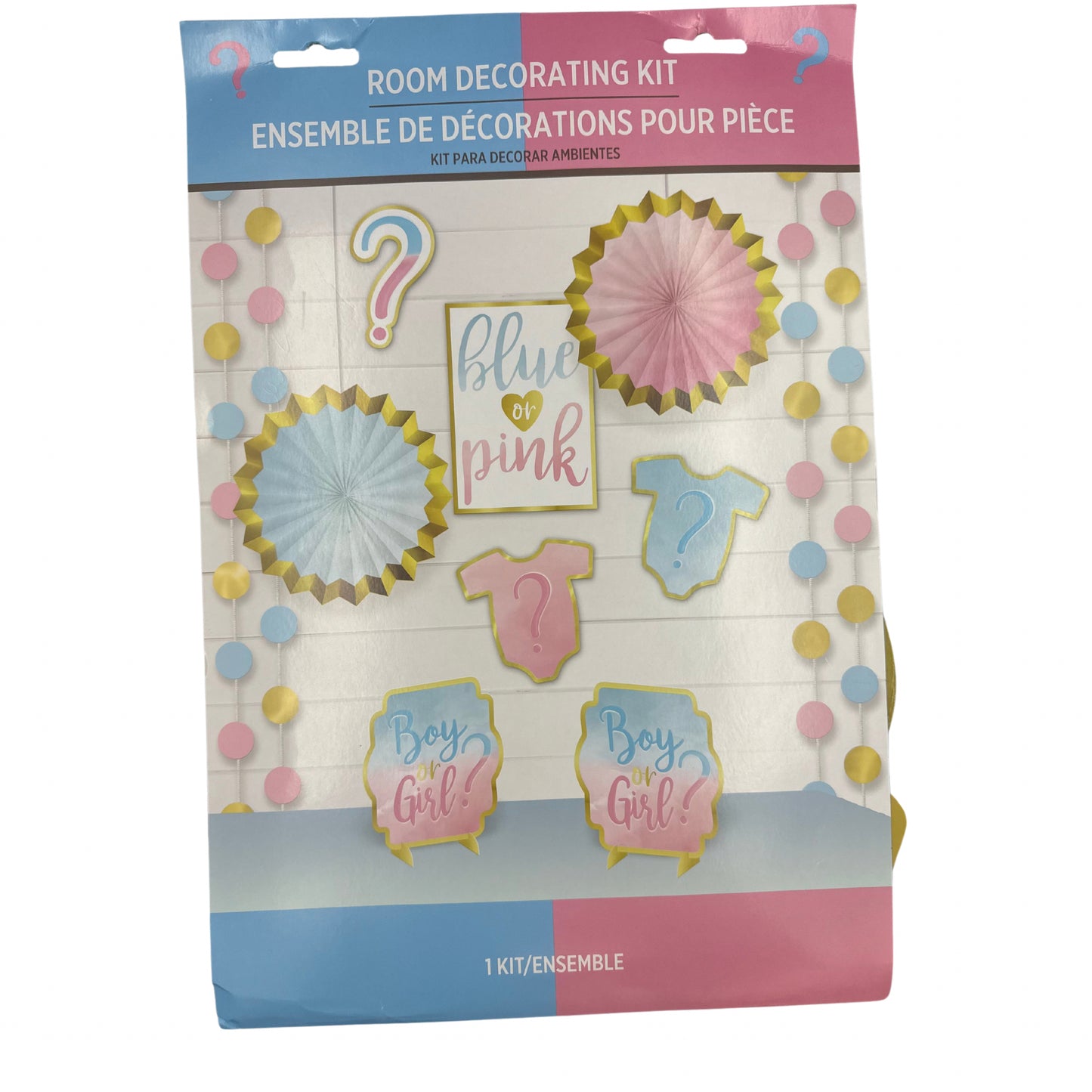 Gender Reveal Decoration Kit, 1 Piece